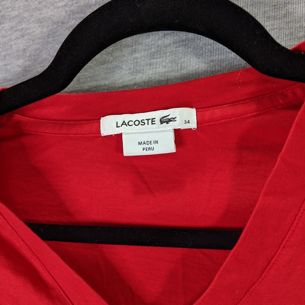👯♀️Host Pick⚡️Lacoste Slim Fit V neck shirt - Picture 4 of 7